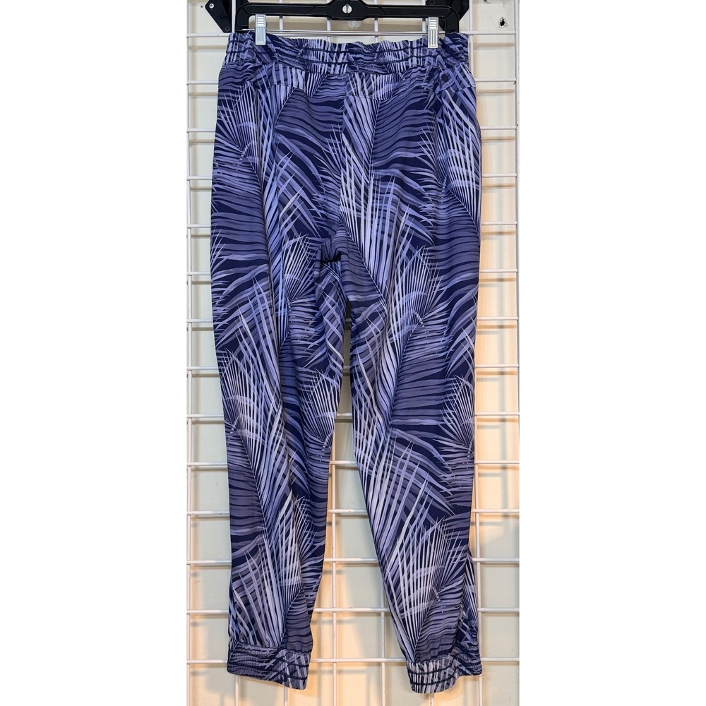 Tommy Bahama IslandZone Womens Blue Palm Print Jogger Pants Size Medium. - Picture 3 of 9